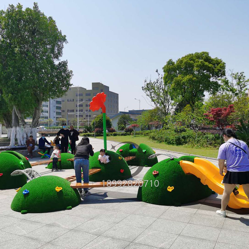幼兒園多變可移動(dòng)小山丘攀爬組合