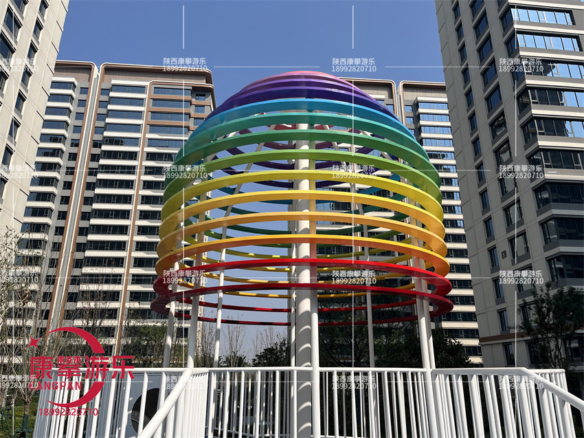 陜西渭南小區(qū)非標兒童游樂設(shè)施案例